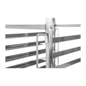 Scala Gastronorm GN 1/1 15 Livelli Inox Ruote