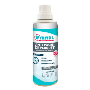 Aerosol Antipulci per Parquet 200 ml - Wyritol: Elimina pulci e larve, sicuro per le superfici.