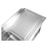 Lavello 1 Vasca con Schienale e Ripiano - L 1000 x P 700 mm - Dynasteel