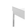 Tavolo Inox 1000x600 mm Alzatina e Ripiano Basso