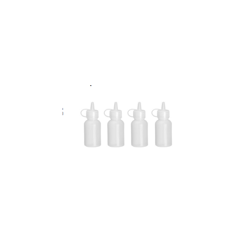 Mini Flacone Distributore - 30 ml - Confezione da 4 | Dosate con precisione condimenti e salse | Marca HENDI Mini Flacone Distributore - 30 ml - Confezione da 4 | Dosate con precisione condimenti e salse | Marca HENDI