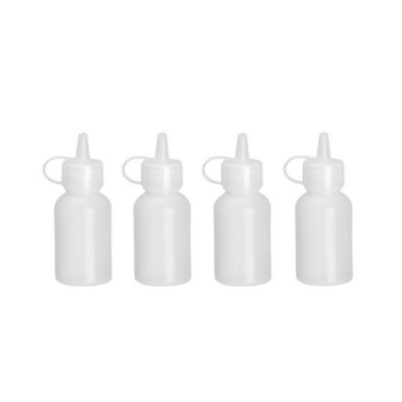 Mini Flacone Distributore HENDI - 50 ml - Confezione da 4 | Attrezzatura da cucina professionale
