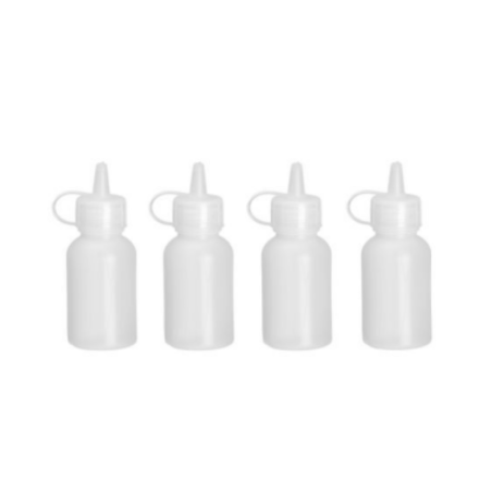 Mini Flacone Distributore HENDI - 50 ml - Confezione da 4 | Attrezzatura da cucina professionale