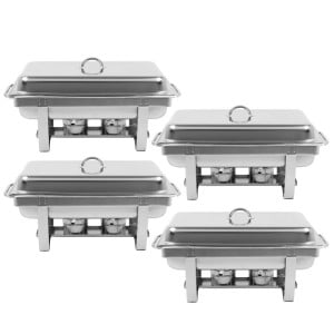 Chafing Dish GN 1/1 Eco - Set di 4 - Dynasteel