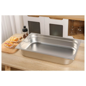 Bac Gastronorm GN 1/1 Inox - 14 L, Profondità 100 mm