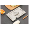 Coperchio GN 1/4 Dynasteel in acciaio inossidabile per Vasca Gastronorm