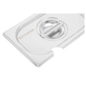 Coperchio GN 1/4 Dynasteel in acciaio inox per Vasca Gastronorm