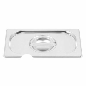 Dynasteel GN 1/4 stainless steel lid for Gastronorm container