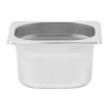 Bac Gastro GN 1/6 Inox - Profondità 100 mm - 1,6 L - Dynasteel