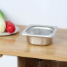 Gastro GN 1/6 Stainless Steel Tray - Depth 65 mm - 1 L - Dynasteel