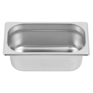 Bac Gastro GN 1/4 Inox - Profondità 100 mm - 2,8 L - Dynasteel