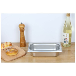 Bac Gastro GN 1/4 Inox - Profondità 65 mm - 1,8 L - Dynasteel