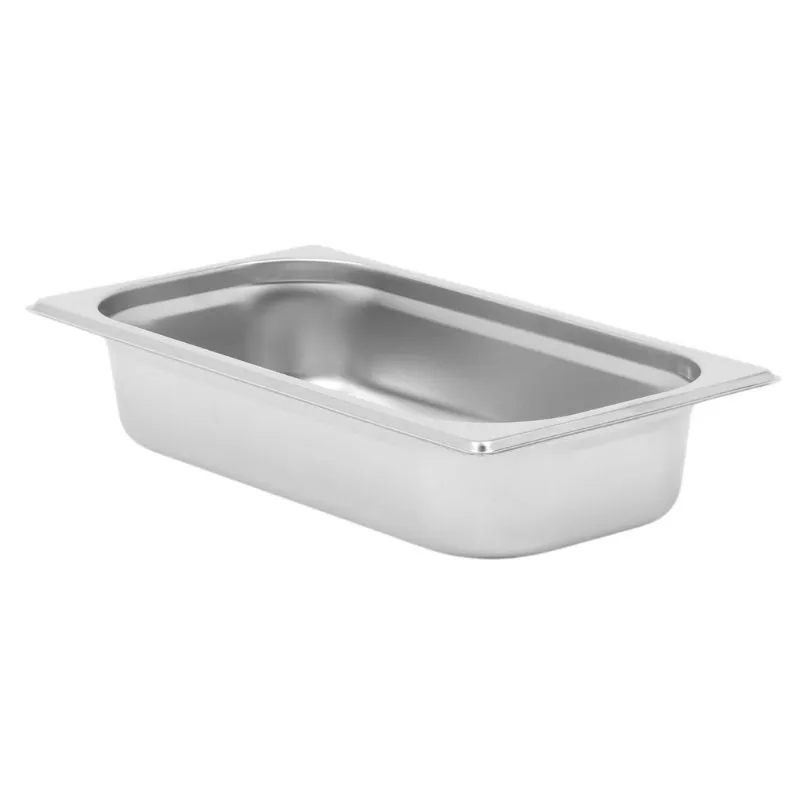 Vaschetta Gastronorm GN 1/3 Inox - Profondità 65 mm - 2,5 L