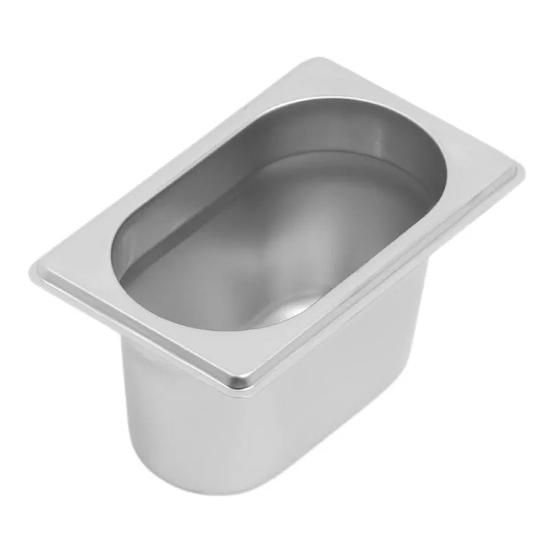 Bacinella Gastronorm GN 1/9 Inox - Profondità 100 mm - 1 L