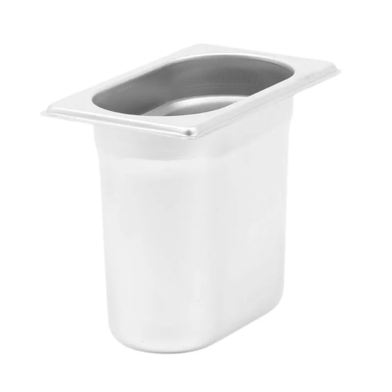Bacinella Gastronorm GN 1/9 Inox AISI 201 - Profondità 150 mm - 1,4 L - Bacinella Gastronorm per Cucina Professionale