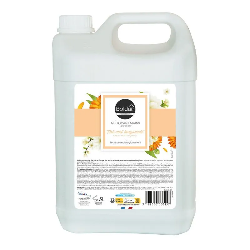 Detergente per le mani - Tè verde e bergamotto - 5L