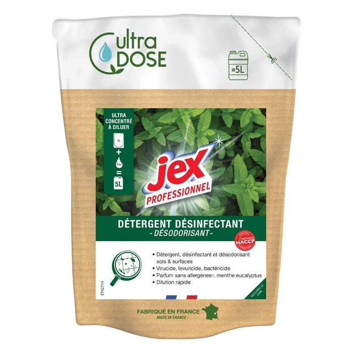 Detersivo Disinfettante Ultra Dose 5 L - Menta Eucalipto
