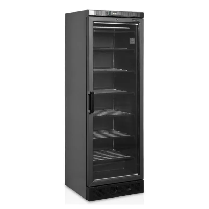 Vetrina Congelatore Statico Porta Vetrata - Nero - 270 L