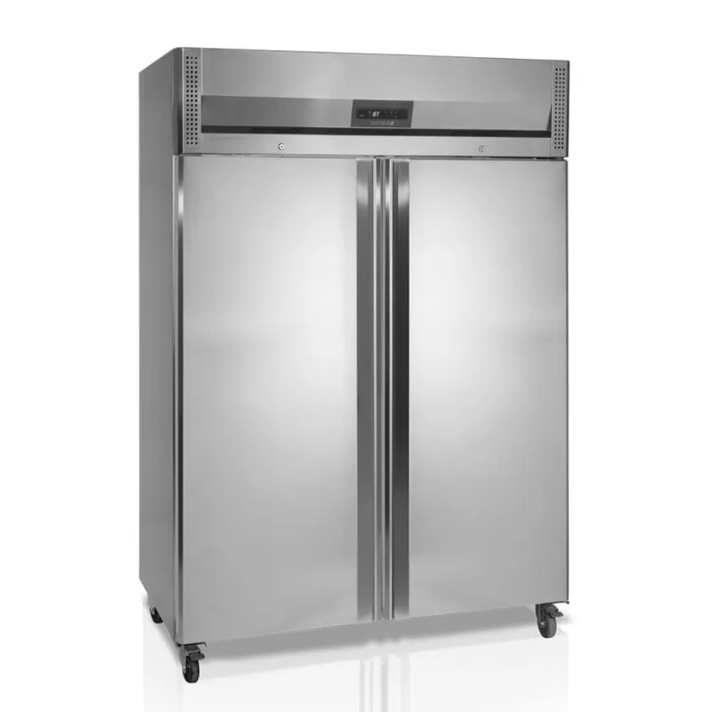 Armadio Refrigerato Negativo Inox - 2 Porte Piene - 900 L