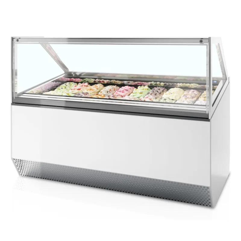 Vetrina Refrigerata Ventilata con Facciata Dritta - 20 x 5 L