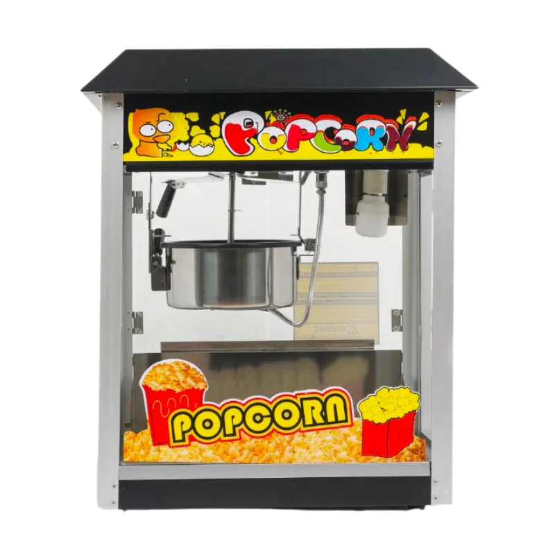 Macchina per popcorn professionale - nera