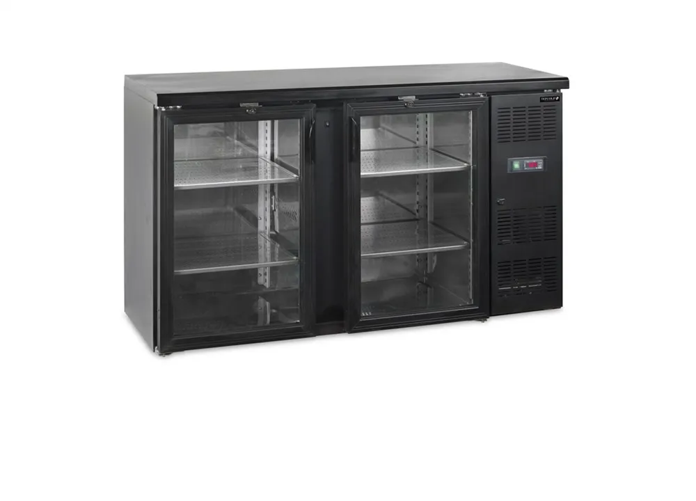 Retrobar Refrigerato - 2 Porte a Vetro Battenti - 277 L