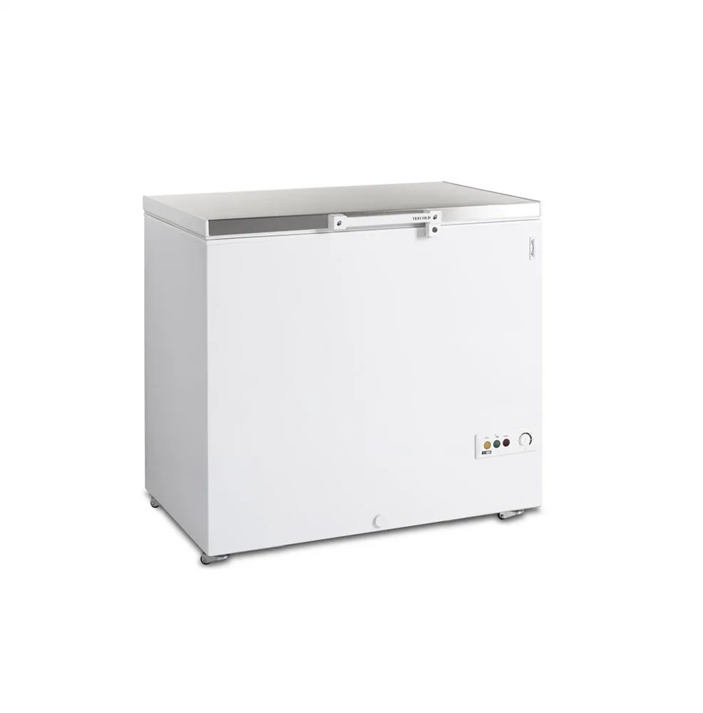 Congelatore a Pozzetto con Coperchio in Acciaio Inox - 273 L