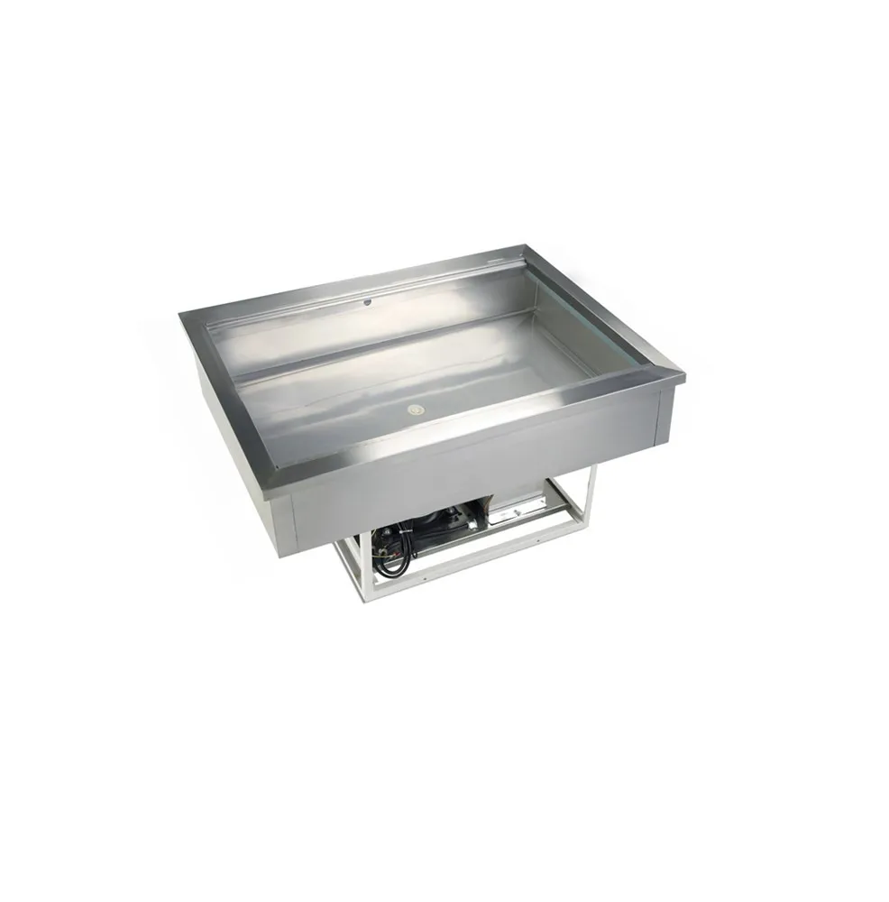 Vasca Refrigerata Statica in Acciaio Inox - 2 GN 1/1 - 68 L