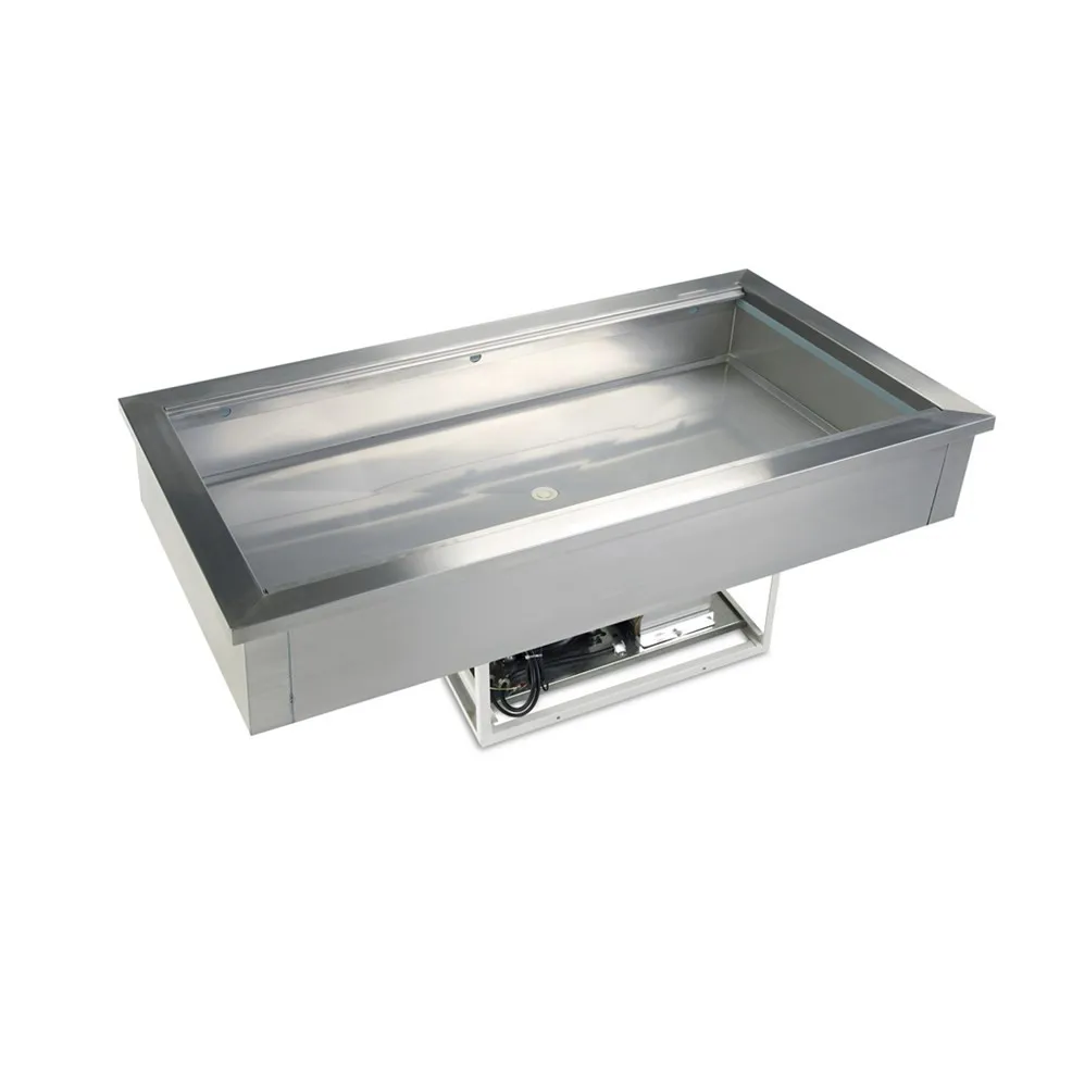 Vasca Refrigerata Statica in Acciaio Inox - 4 GN 1/1 - 136 L