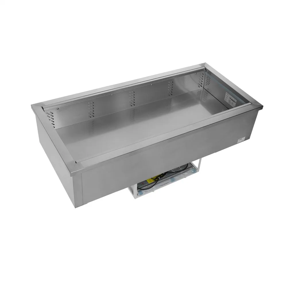 Vasca Refrigerata Ventilata in Acciaio Inox - 4 GN 1/1 - 127 L