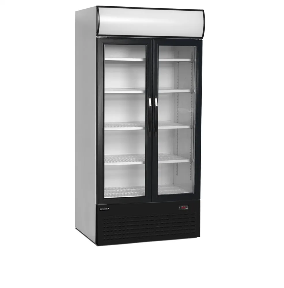 Armadio Frigorifero per Bevande 2 Porte Vetrate - 524 L