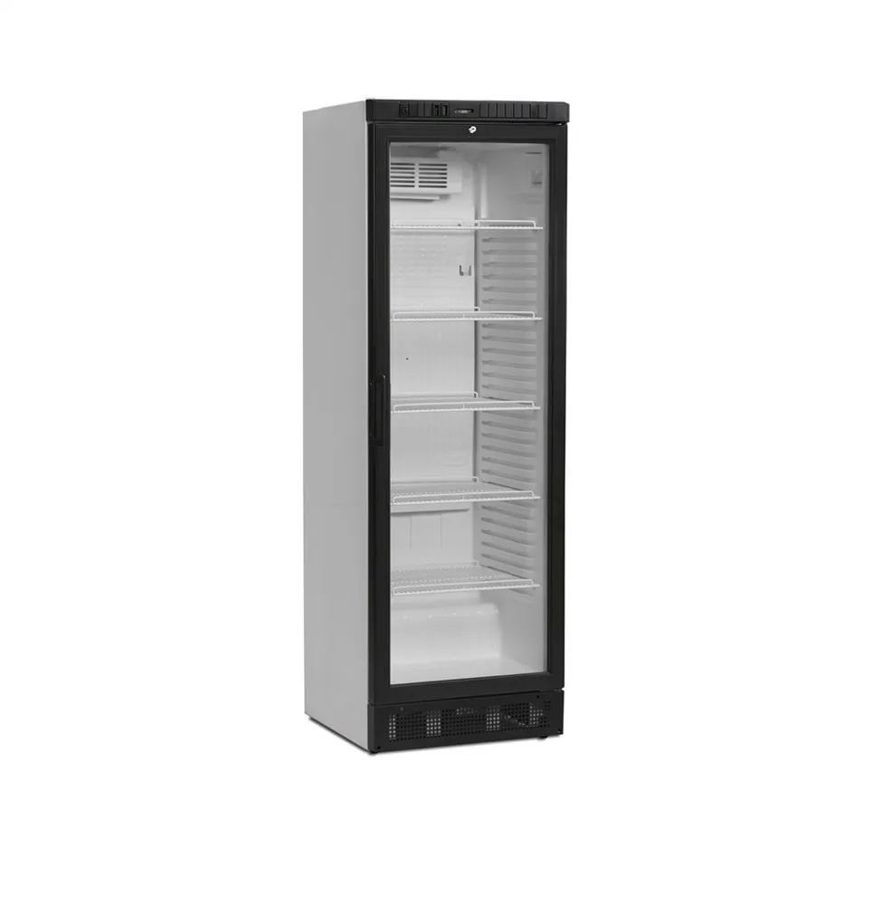 Armadio Frigorifero per Bevande 1 Porta Vetrata Bianco - 347 L