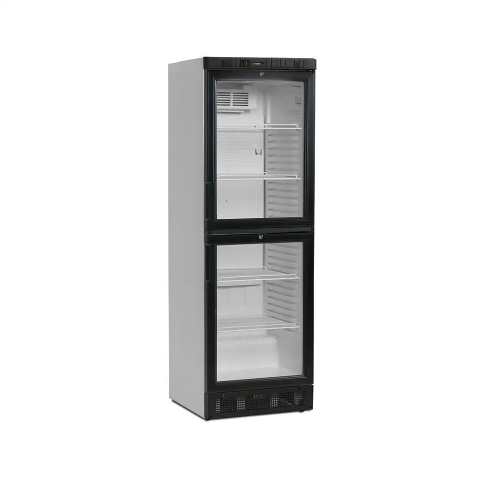 Armadio Frigorifero per Bevande 1 Porta Vetrata Bianco - 347 L