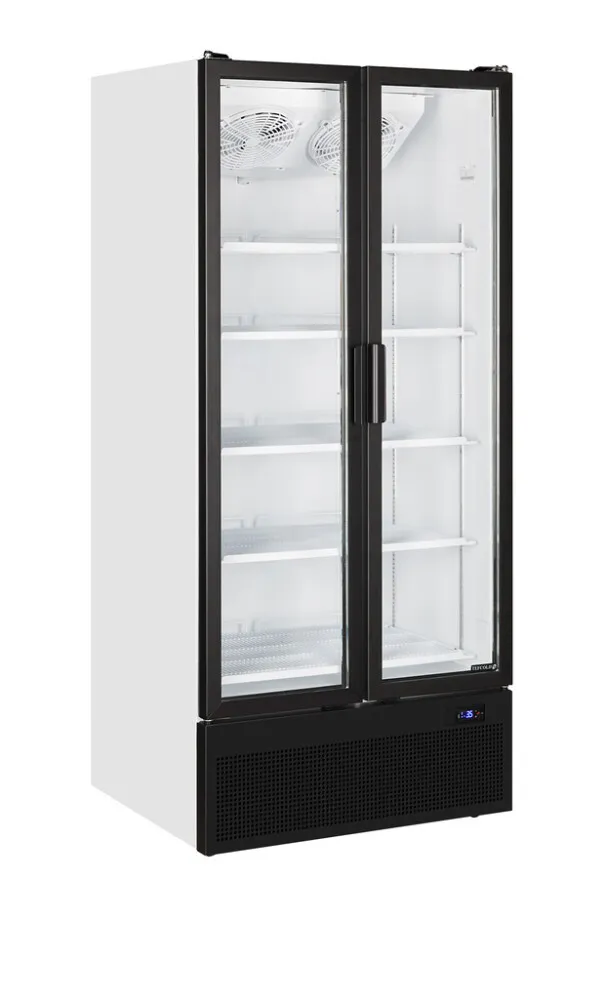 Armadio Refrigerato per Bevande 2 Porte Vetrate - 535 L