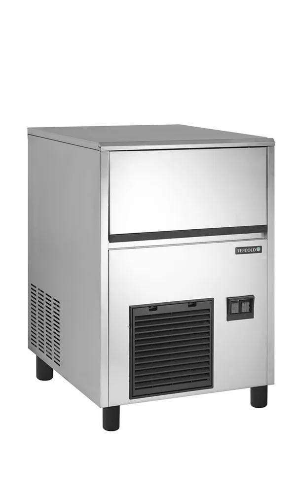 Macchina per Ghiaccio in Acciaio Inox - 37 Kg / 24 h