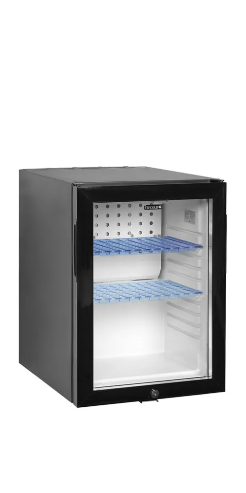 Mini Frigo da Bar con Porta in Vetro Nero - 34 L