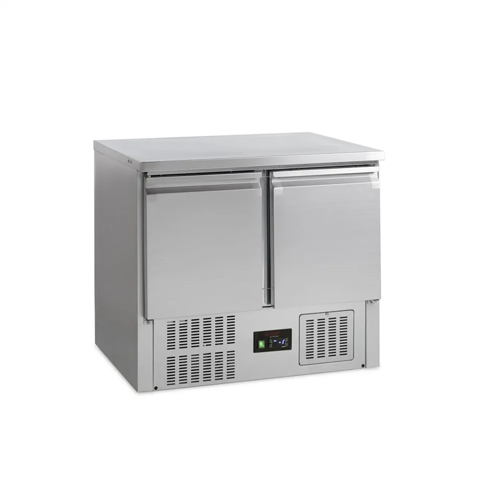 Saladette Refrigerata GN 1/1 in Acciaio Inox - 2 Porte - 225 L