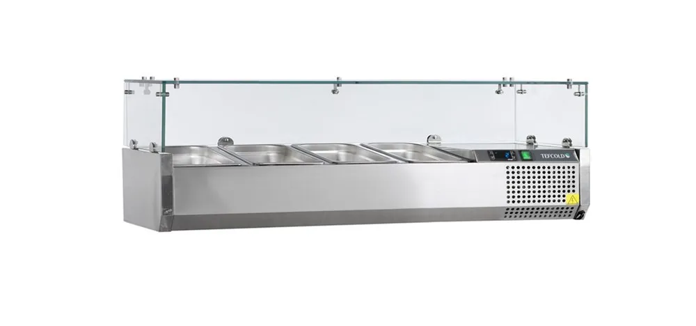 Saladette da Appoggio - Statica - 5 GN 1/4 - 32 L