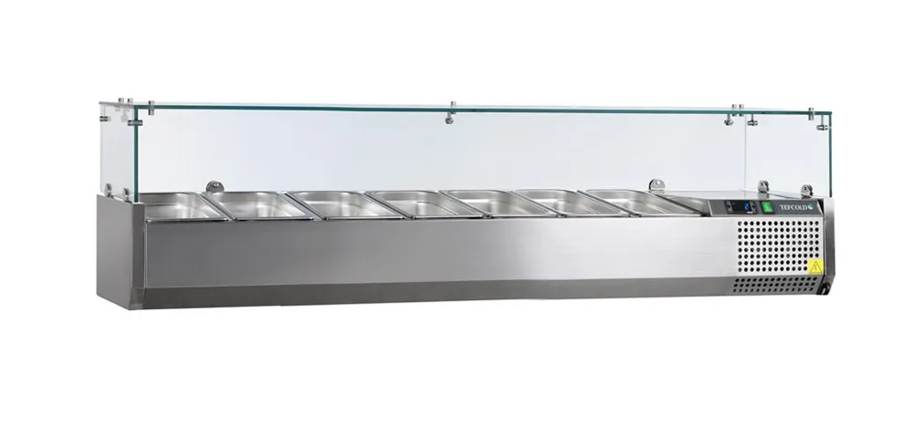 Saladette da Appoggio - Statica - 7 GN 1/4 - 36,4 L