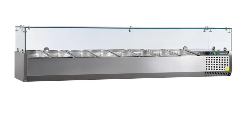 Saladette da Appoggio - Statica - 8 GN 1/4 - 53 L