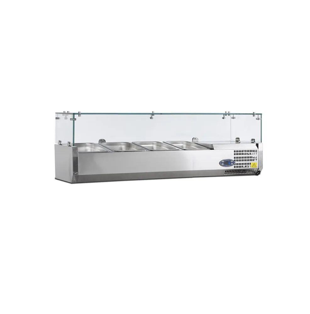 Saladette da Appoggio - Statica - 4 GN 1/3 - 40 L