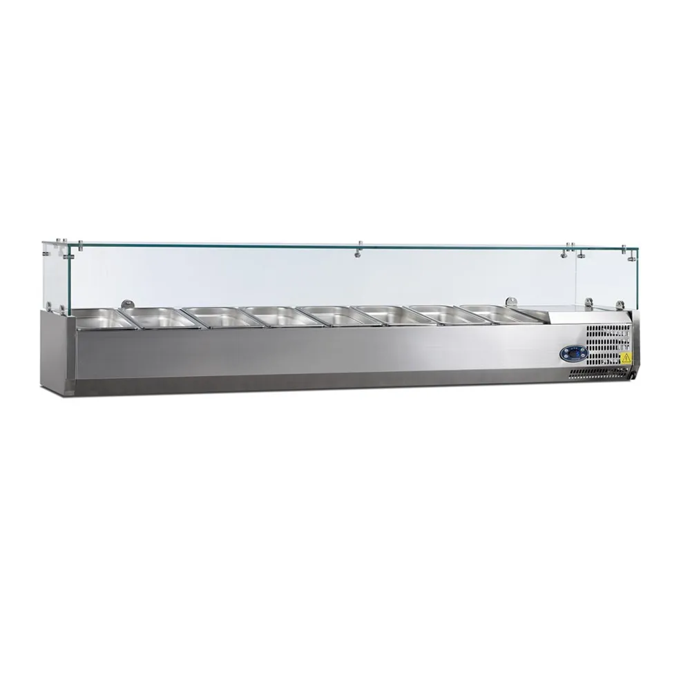 Saladette da Appoggio - Statica - 8 GN 1/3 - 69 L
