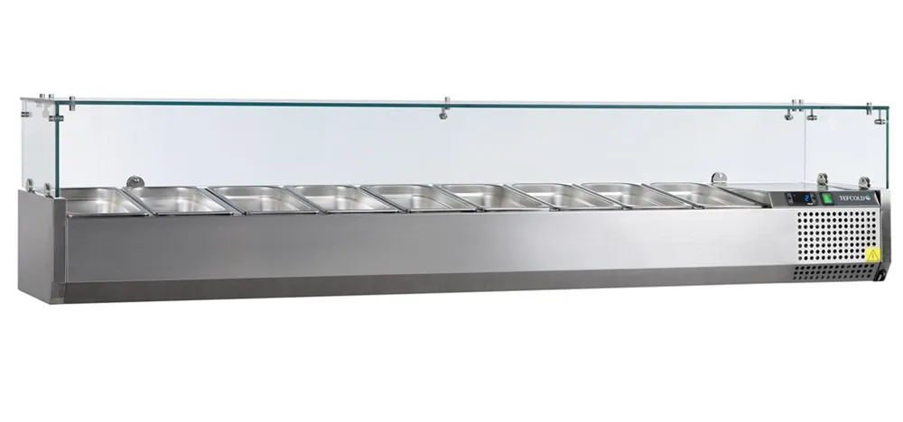 Saladette da Appoggio - Statica - 9 GN 1/3 - 63,9 L