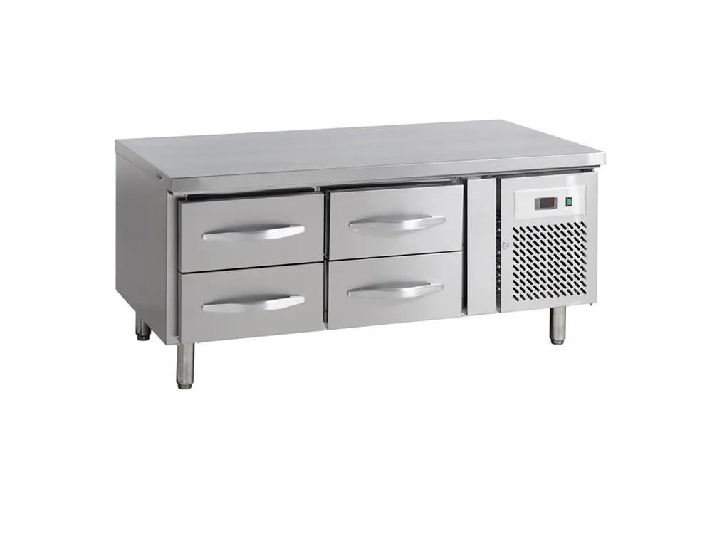 Tavolo Refrigerato Positivo di Sottobanco GN 1/1 - 170 L - 4 Cassetti