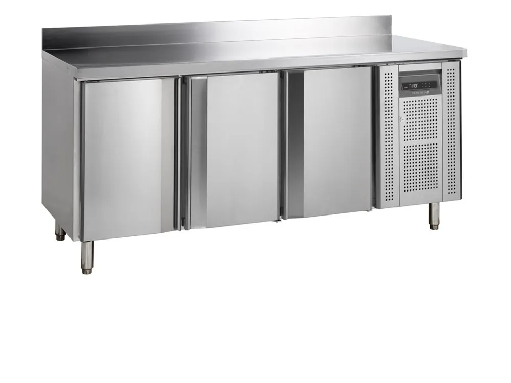 Tavolo Refrigerato Negativo con Alzatina - 3 Porte - GN 1/1