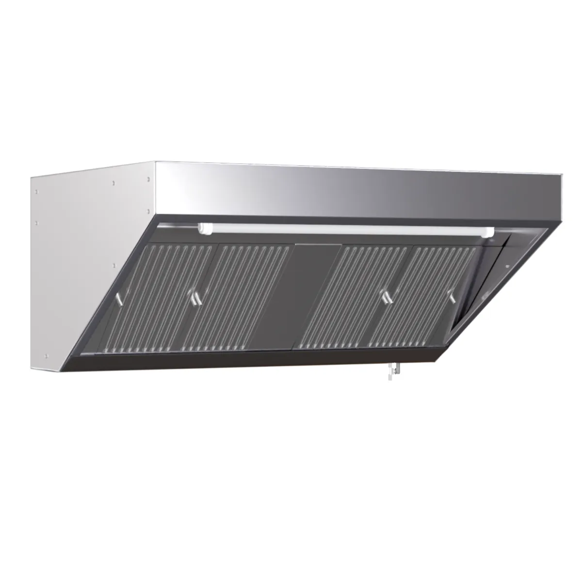 Cappa Snack Profondità 900 con Led e Senza Motore - Lunghezza 1200