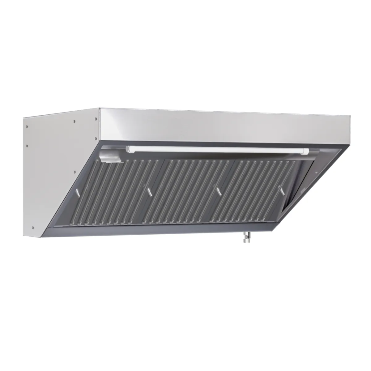 Cappa Snack Profondità 900 con Led e Senza Motore - Lunghezza 1800