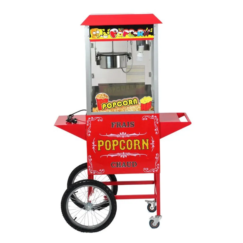 Macchina per popcorn professionale con carrello