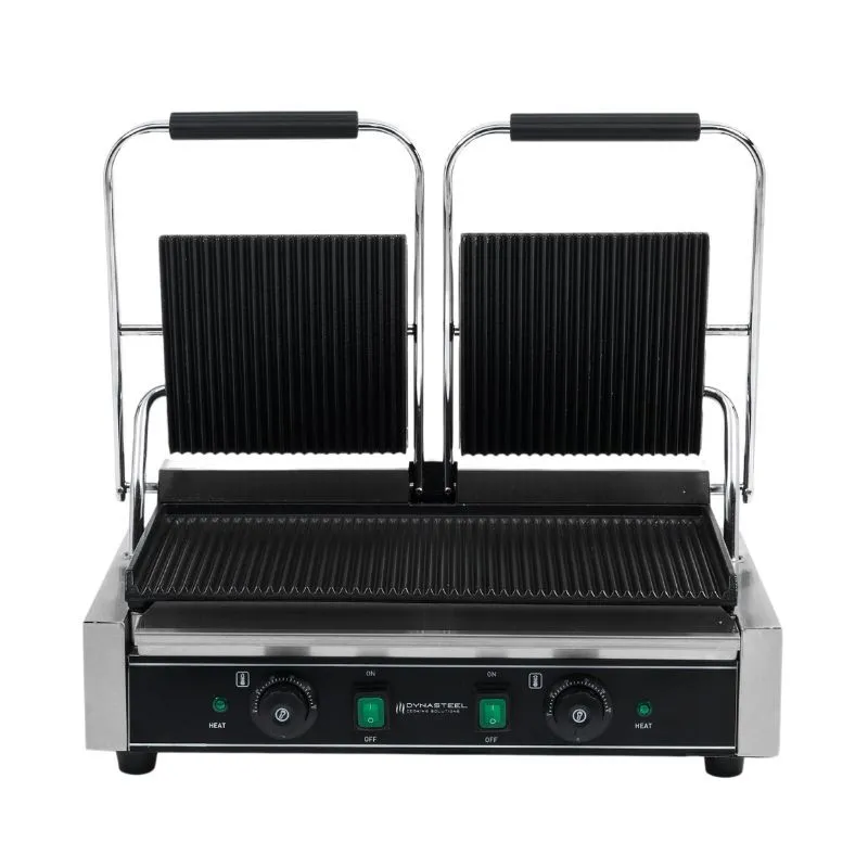 Grill Panini Doppio - Piastre Rigate