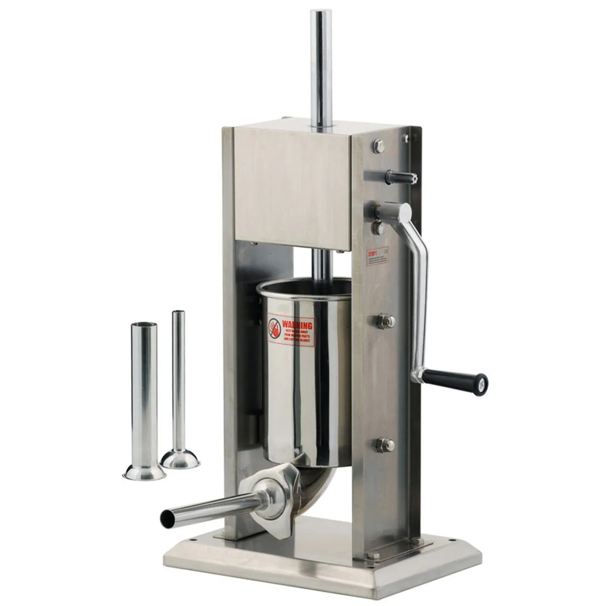 Spingitore per Salsicce Verticale Manuale Inox - 3 L